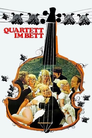 Poster Quartett im Bett 1968