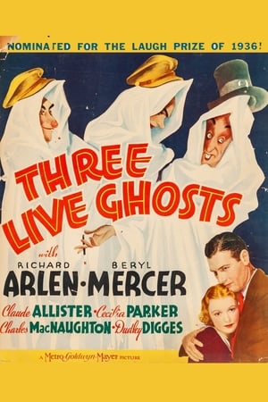 Poster Three Live Ghosts (1936)