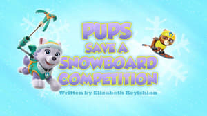 Image Pups Save a Snowboard Competition
