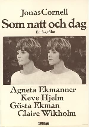 Poster Som natt och dag 1969