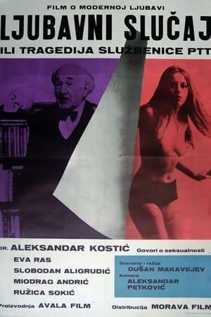 Poster Kärleksakten eller En växeltelefonists tragedi 1967