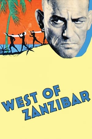 Poster West of Zanzibar 1928