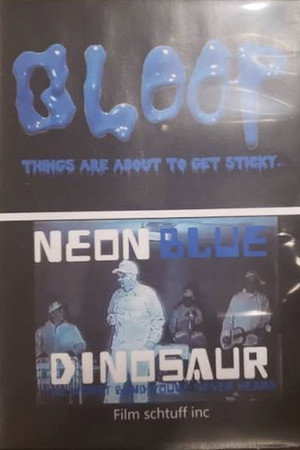 Neon Blue Dinosaur