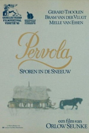 Pervola, sporen in de sneeuw