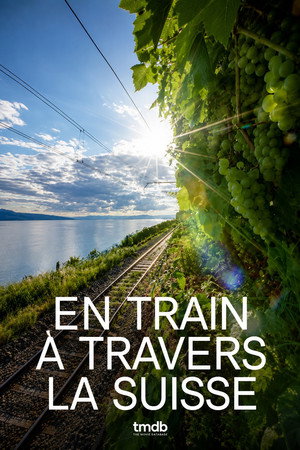 En train à travers la Suisse