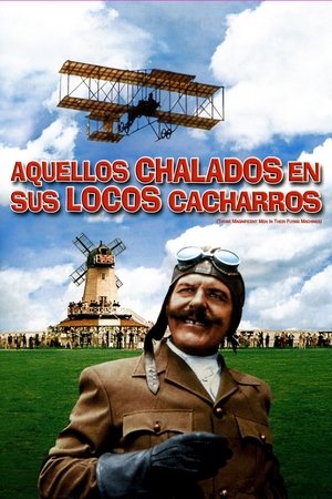 Los intrépidos hombres en sus máquinas voladoras