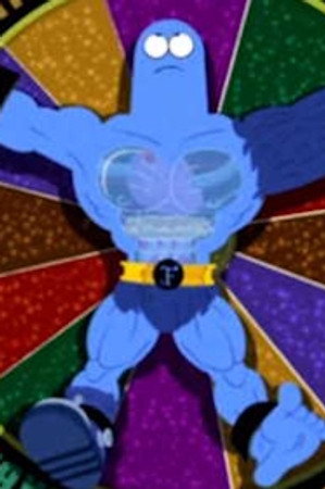 The Bloo Superdude and the Great Creator of Everything's Awesome Ceremony of Fun That He's Not Invited To