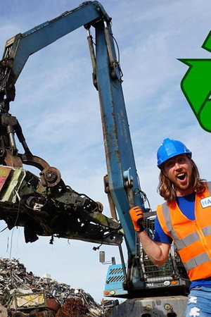 Car Crushing, Metal Recycling and Construction Equipment with Handyman Hal