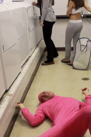 PINK GUY IS CRAZY