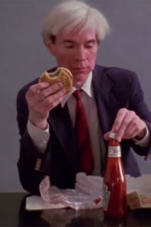 Andy Warhol Eating a Hamburger