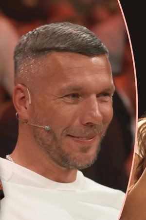 Lukas Podolski testet "Fußballschuhe" und Nina Chuba im Improtheater