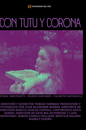 Con tutú y corona
