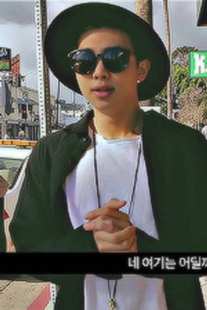 [BTS in NAVER STAR CAST] Rap Monster with Warren G (1/3)