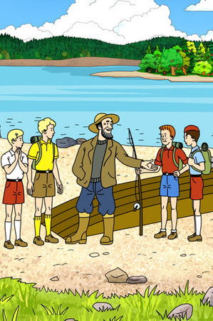 Rychlé šípy a tábor na ostrově