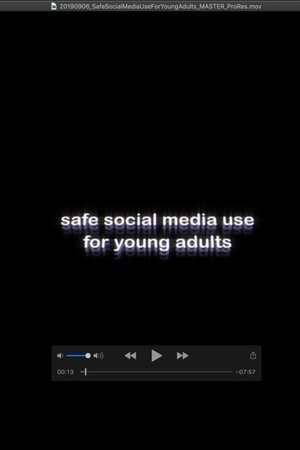 Safe Social Media Use for Young Adults