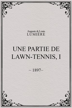 Une partie de lawn-tennis, I