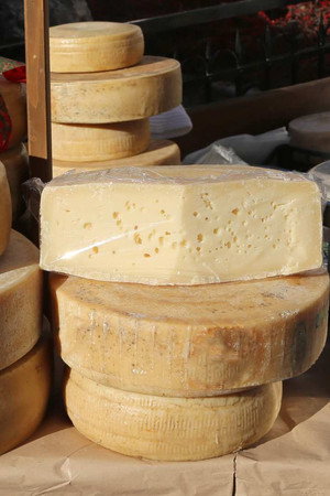 Wensleydale Cheese, Paintbrushes, Eucalyptus Oil; Plastic Wrap