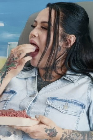 Raw Meat, Snorting Food, Huge
