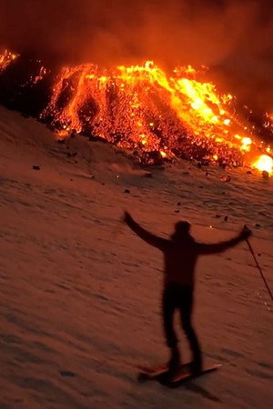 Fire and Ice: Skiing on a molten Mount Etna?