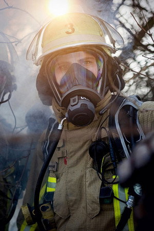 Fire on abandoned premises