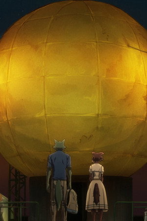 Jako dentální nit v zubech psovité šelmy