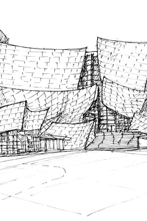 Sketches of Frank Gehry