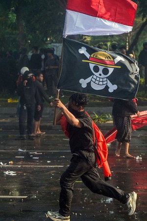 The pirate flag, a new emblem of revolt