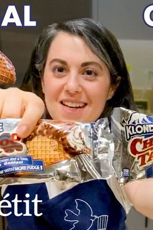 Pastry Chef Attempts to Make Gourmet Choco Tacos Part 2