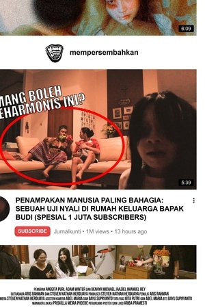 PENAMPAKAN MANUSIA PALING BAHAGIA: SEBUAH UJI NYALI DI RUMAH KELUARGA BAPAK BUDI (SPESIAL 1 JUTA SUBSCRIBERS)