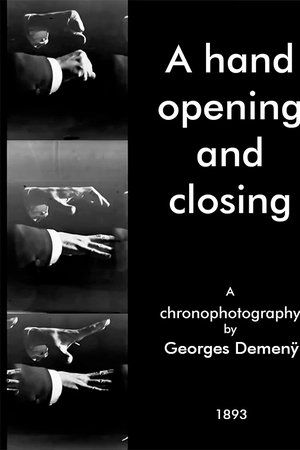 A hand opening and closing