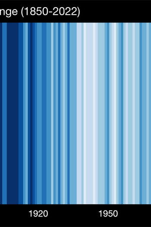 Warming Stripes: 16 Shades of Climate Change