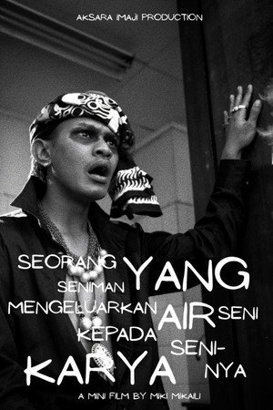 Seorang Seniman yang Mengeluarkan Air Seni Kepada Karya Seni-nya