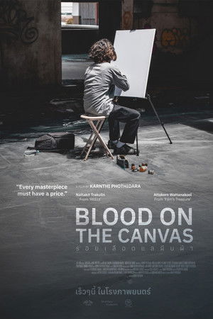 Blood on the canvas