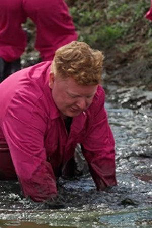 Working hard at the organic farmer's