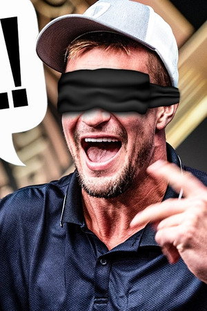 Gronk Plays WITHOUT LOOKING