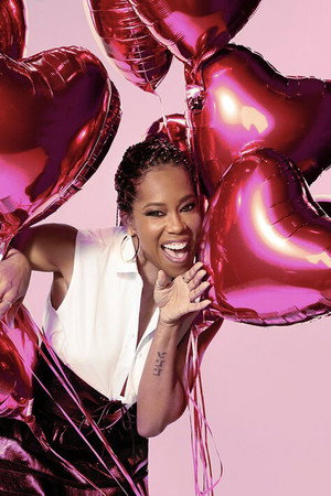 Regina King with Nathaniel Rateliff