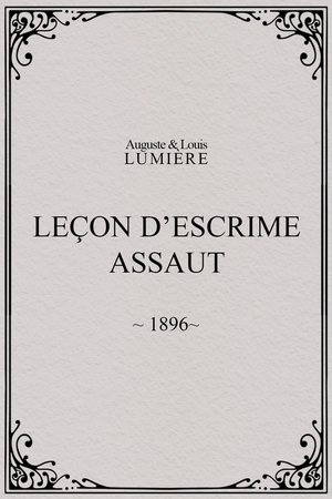 Leçon d’escrime : assaut