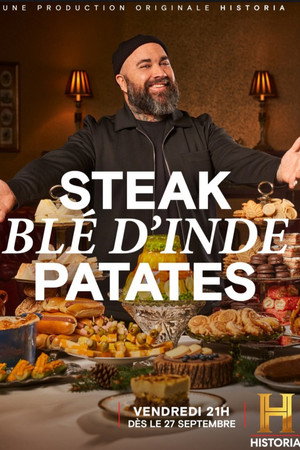 Steak, blé d’Inde, patates