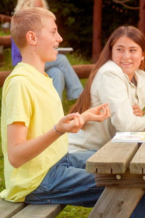 A dramatic reading lesson