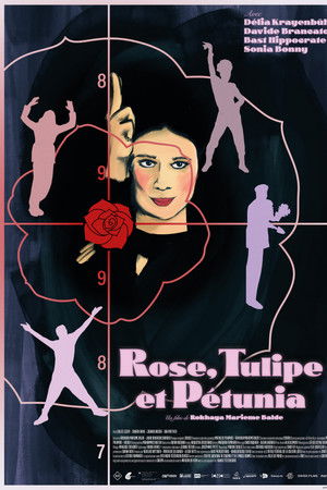 Rose, tulipe et pétunia