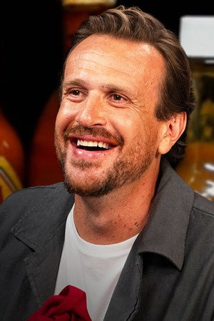 Jason Segel Won't Back Down While Eating Spicy Wings