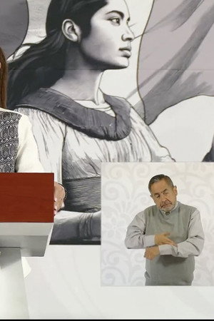 The President of Mexico Hosts Her Morning Show
