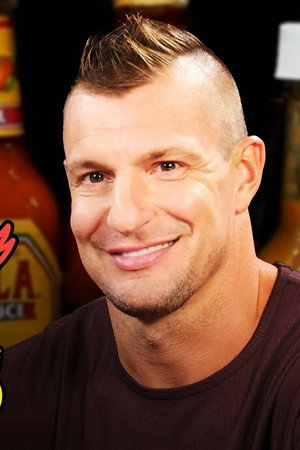 Rob Gronkowski Breaks the Gronk-O-Meter While Eating Spicy Wings