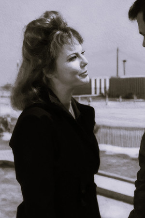 Narcissus on an Old Red Fire Engine