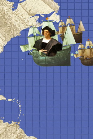 ...that Columbus was the first to cross an ocean?