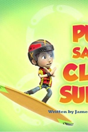 Tlapky zachraňují oblačného surfaře