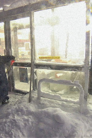 The Convenience Store in a Midwinter Hokkaido Village