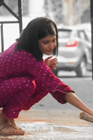 Vidya Returns home