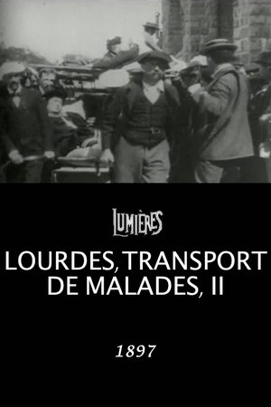 Poster of Lourdes, transporting the sick, II