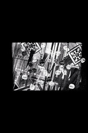 A play in black & white (for baba) poster